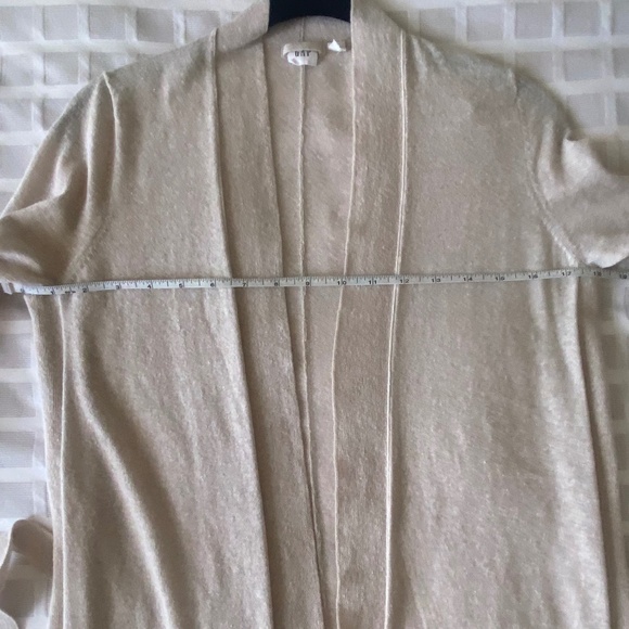 Gap Linen Blend Cardigan Light Tan - Picture 7 of 9
